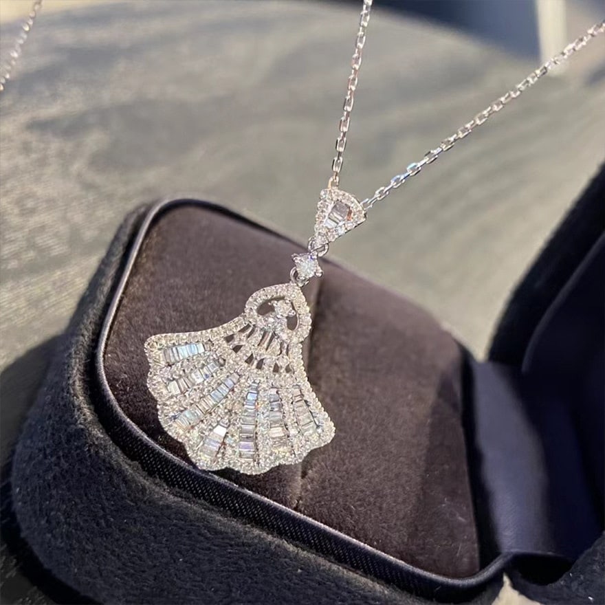 14k Gold 0.70 Ct Natural H Diamond Pendant( Without Chain ) - 4
