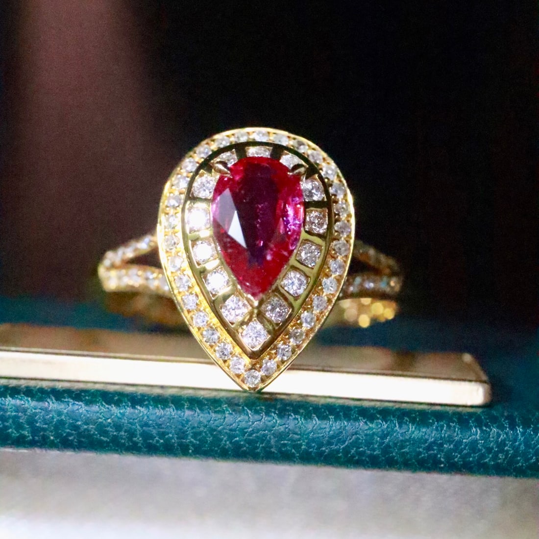 14k Gold 1.18 Ctw Natural Ruby & Diamond Ring - 4