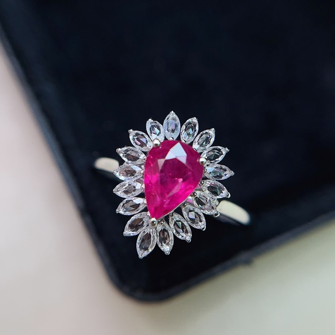 14k Gold 1.05 Ct Natural Ruby & Sapphire Ring - 2