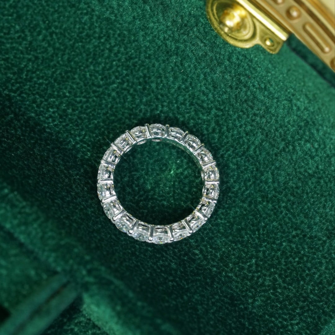 14k Gold 2.70 Ct Natural H Diamond Ring - 4