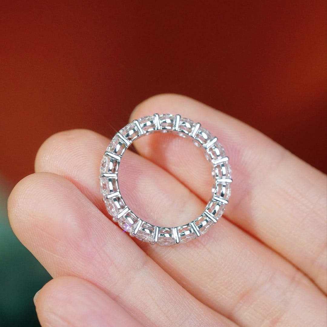 14k Gold 2.70 Ct Natural H Diamond Ring - 5