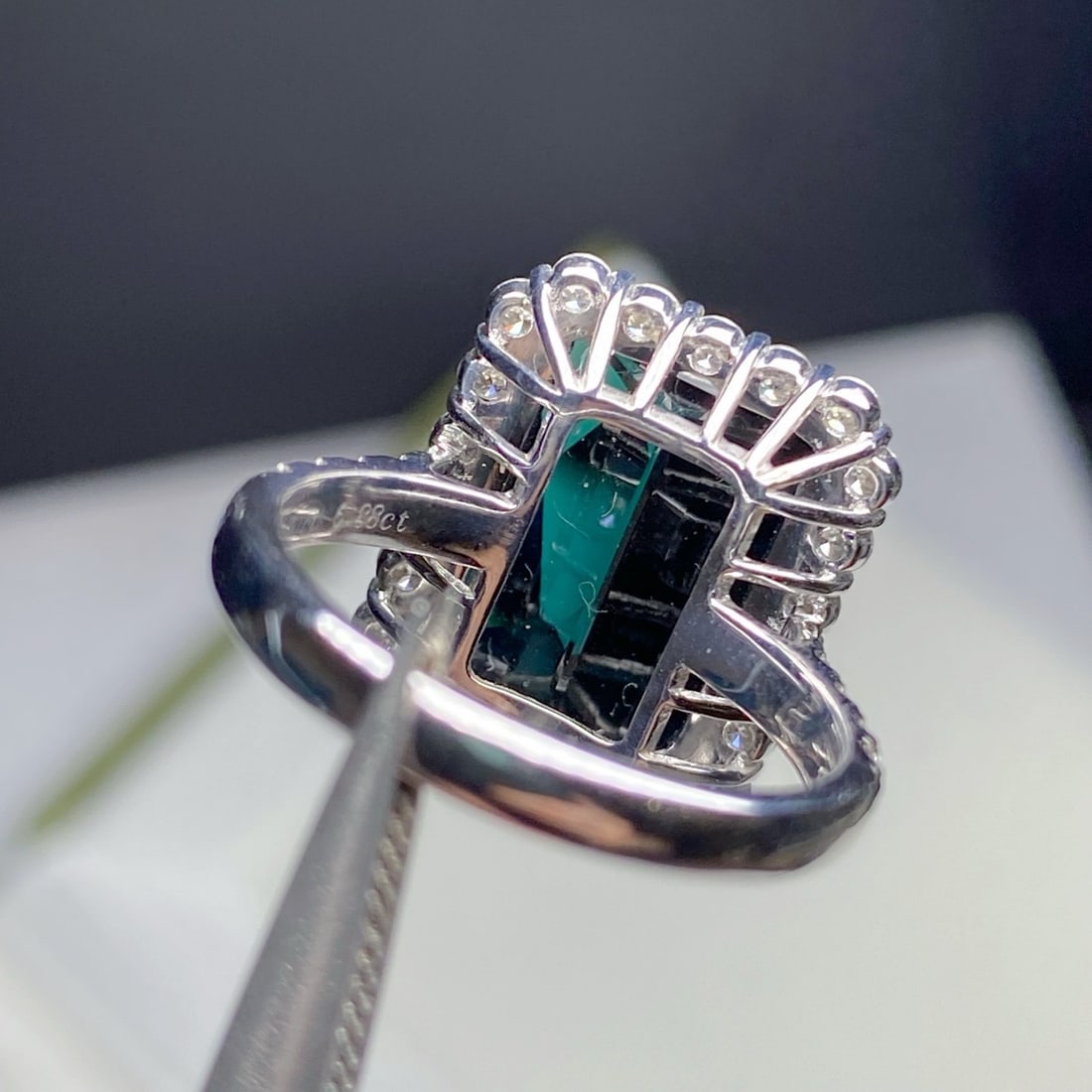 14k Gold 8.09 Ctw Natural Tourmaline & Diamond Ring - 6