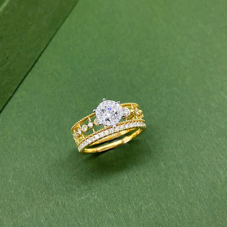 Gia Certified 14k Gold 0.4 Ct Natural F Vs2 3ex Round Diamond Ring: Ref:231152023 // gold content:14k gold // ring size:7. 25us // // main gemstone:diamond // certified:gia // shape:round // carat weight:0. 4ct // clarity grade:vs2 // color:f // treatment:natural //
