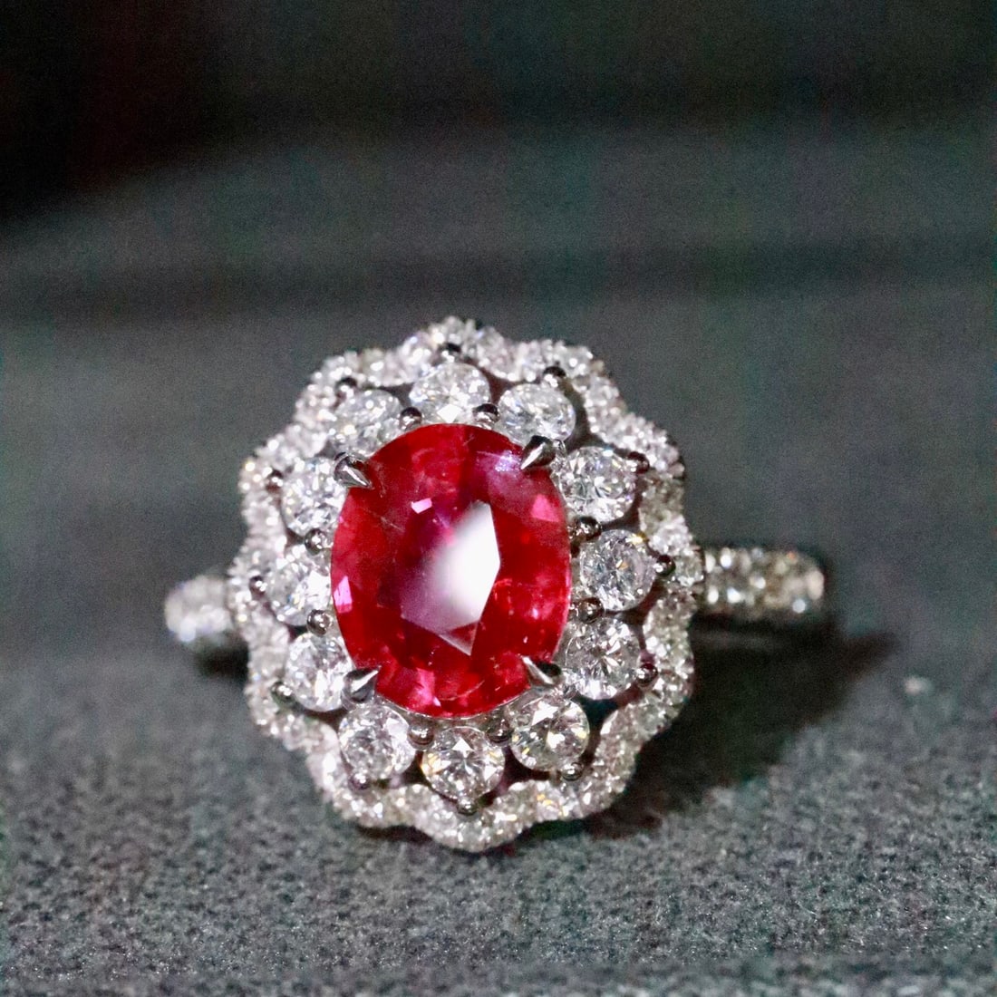 14k Gold 1.72 Ctw Natural Ruby & Diamond Ring (1 of 6)