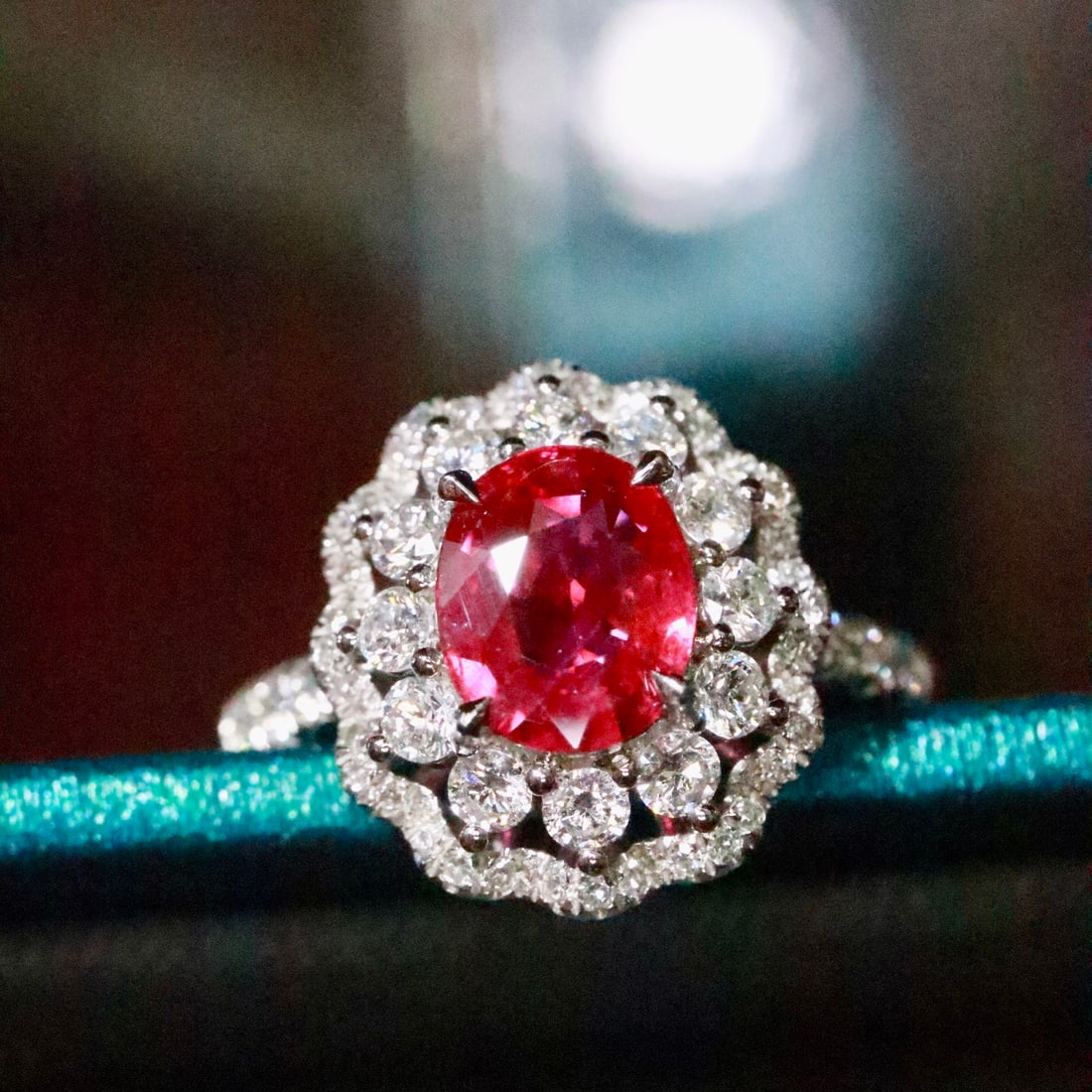 14k Gold 1.72 Ctw Natural Ruby & Diamond Ring - 4