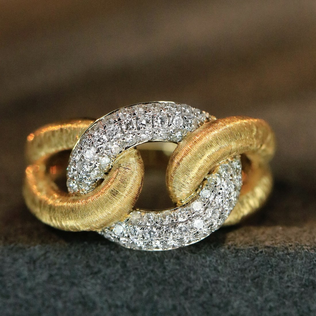 14k Gold 0.48 Ct Natural H Diamond Ring (1 of 9)