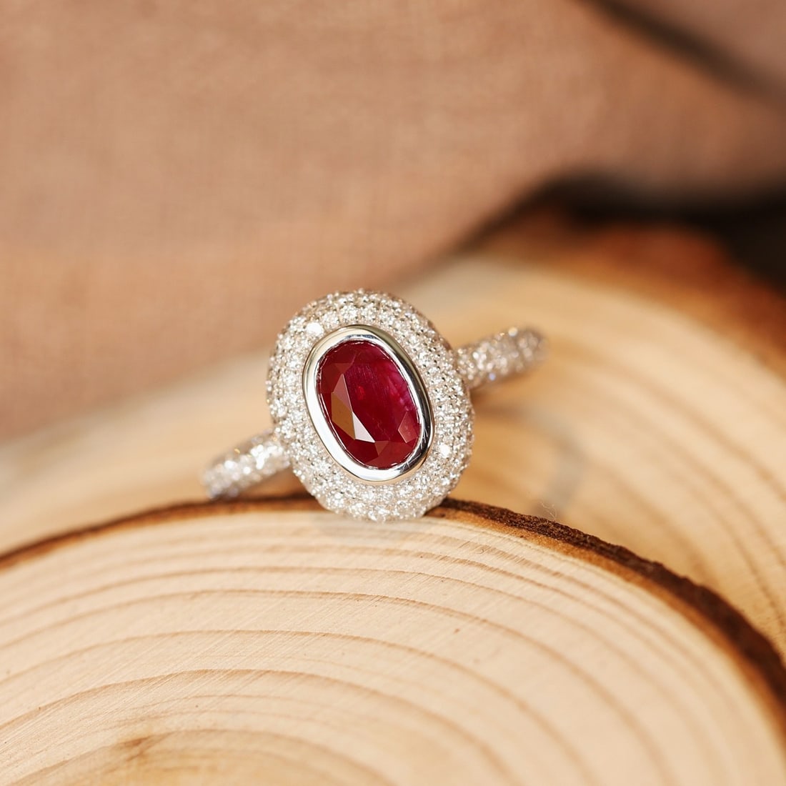 14k Gold 1.62 Ctw Natural Ruby & Diamond Ring - 2