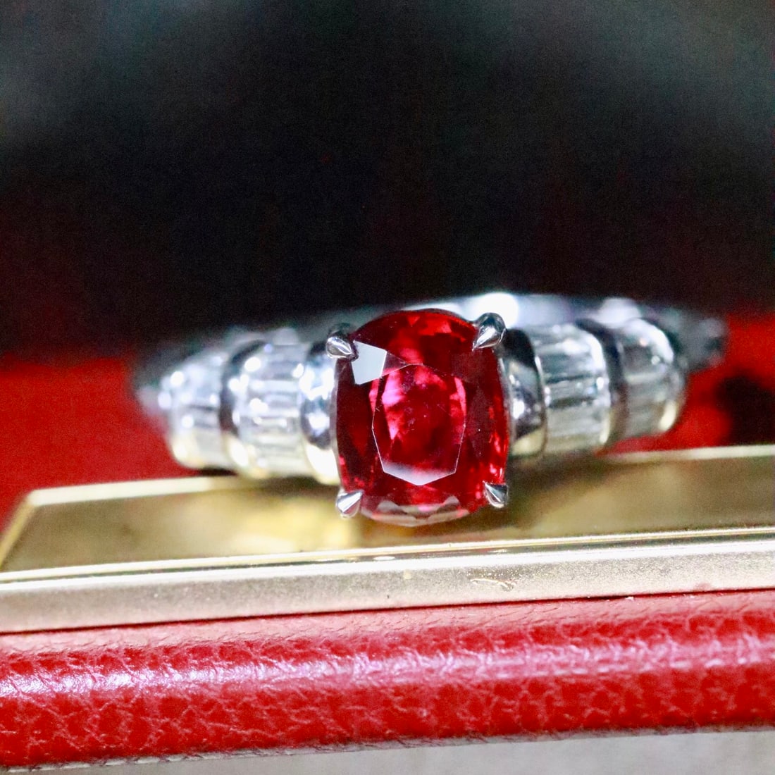 14k Gold 1.20 Ctw Natural Ruby & Diamond Ring - 2