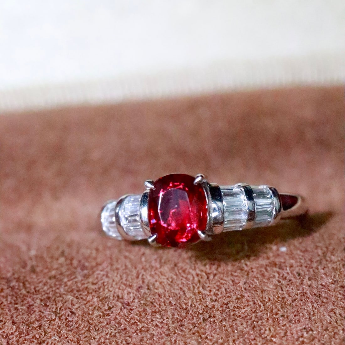 14k Gold 1.20 Ctw Natural Ruby & Diamond Ring - 3