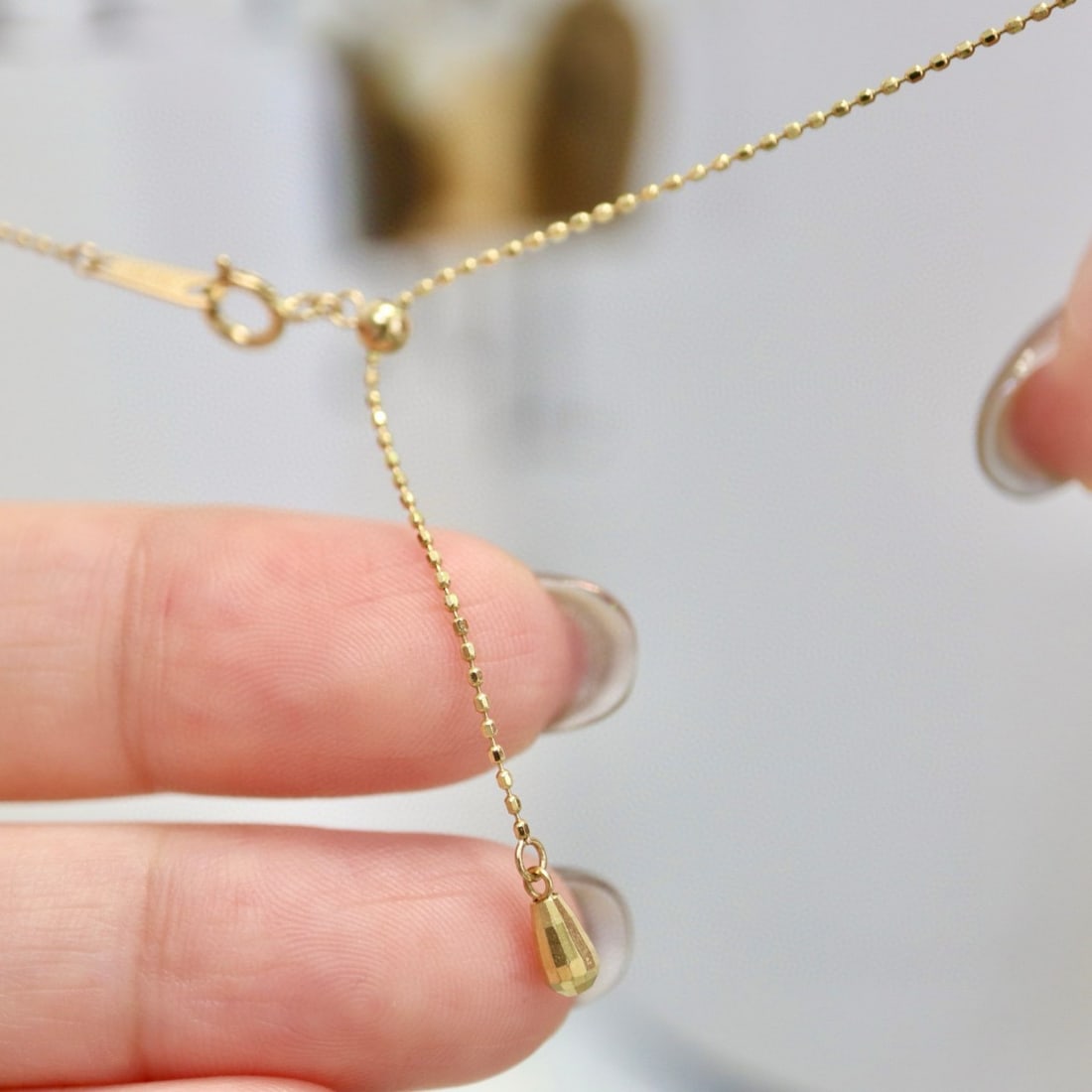 14k Gold 2.7 Ct Natural Sapphire & Diamond Necklace - 5