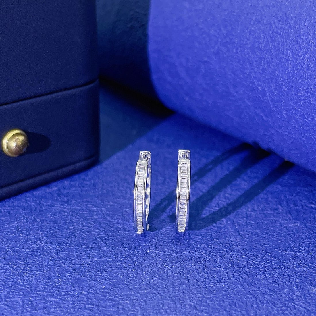 14k Gold 0.20 Ct Natural H Diamond Earrings - 2