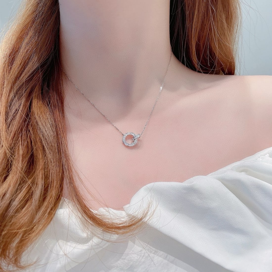 14k Gold 0.29 Ct Natural H Diamond Pendant( Without Chain ) - 4