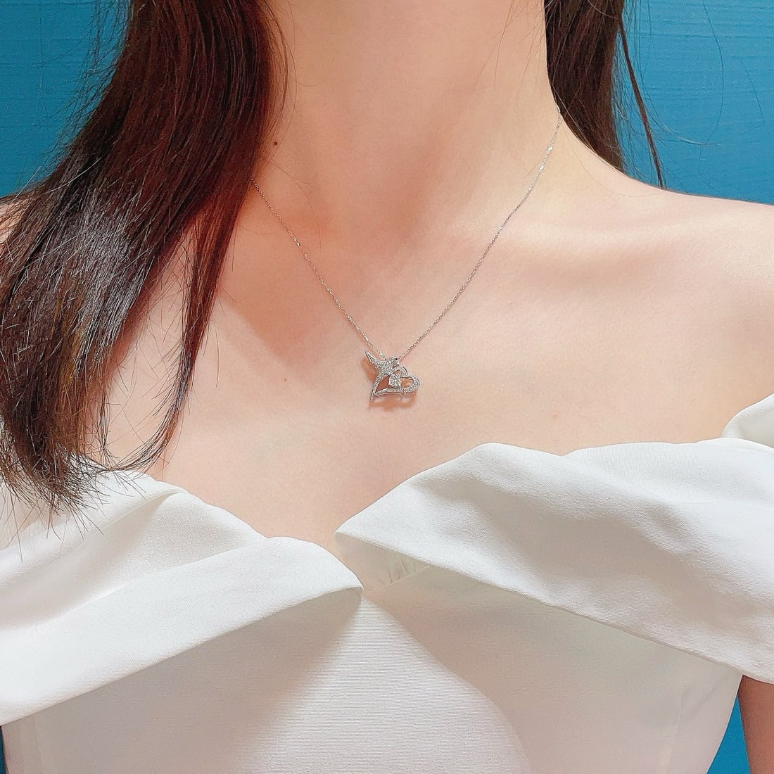 14k Gold 2.17 Ctw Natural H Diamond Pendant( Without Chain ) - 4