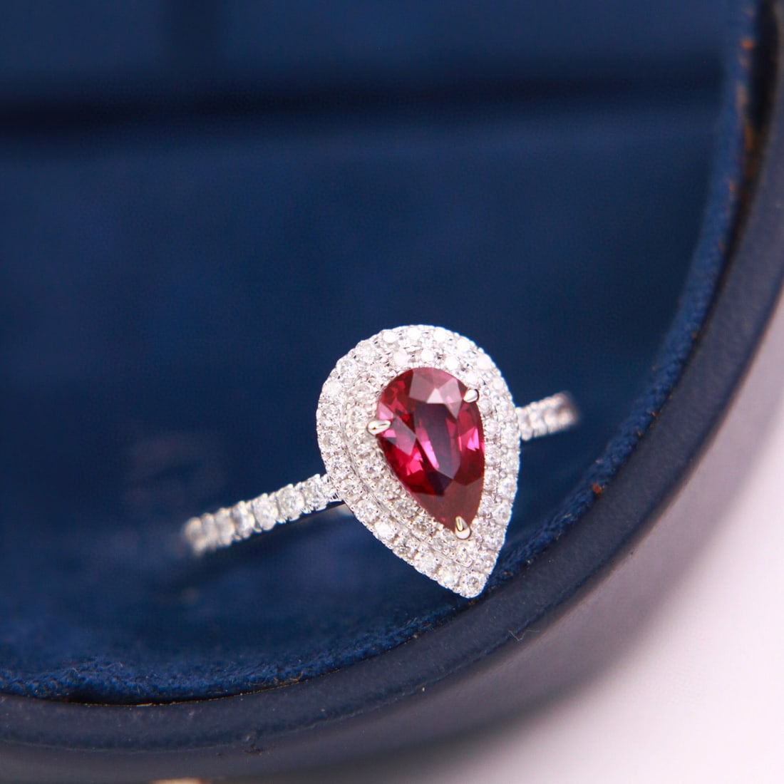 14k Gold 1.43 Ctw Natural Ruby & Diamond Ring - 4