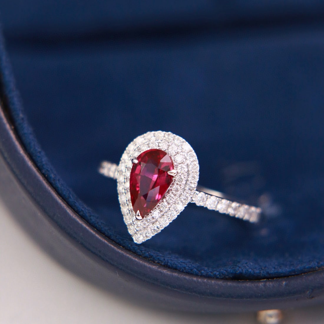 14k Gold 1.43 Ctw Natural Ruby & Diamond Ring - 5