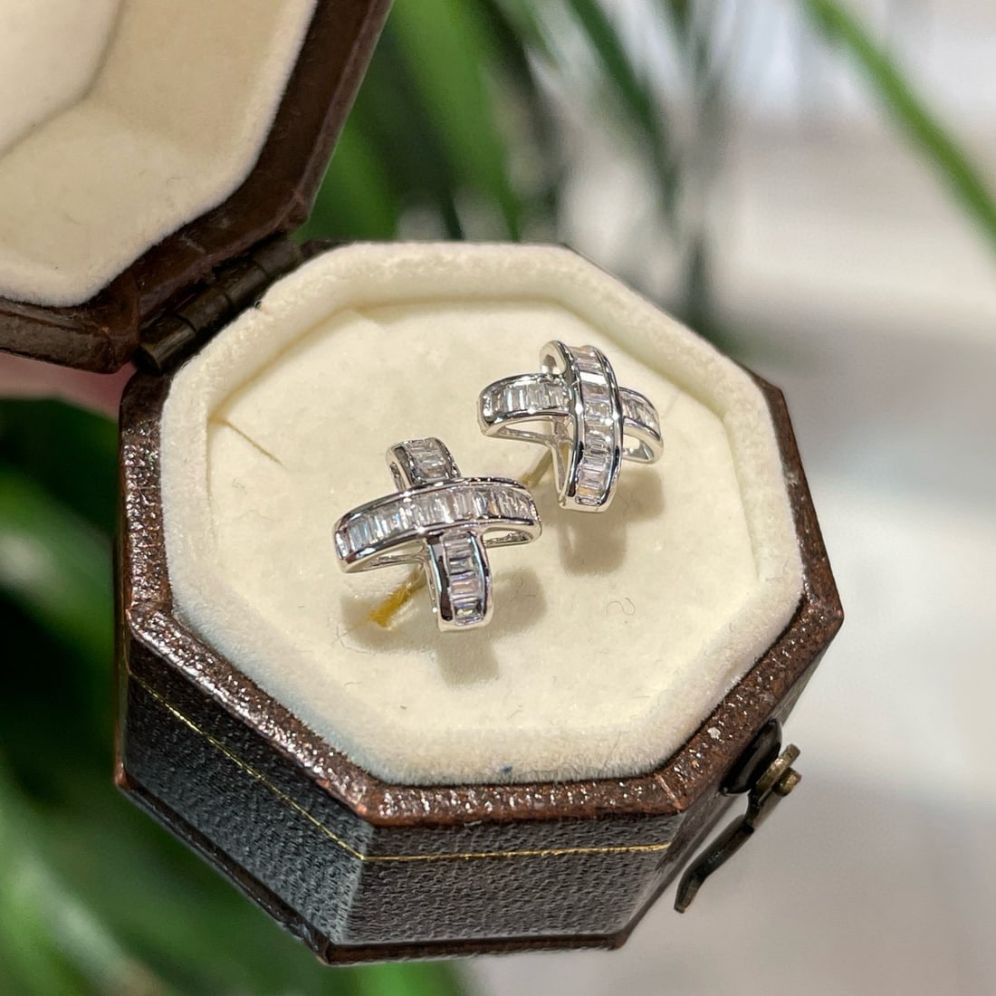 14k Gold 0.20 Ct Natural H Diamond Earrings - 2