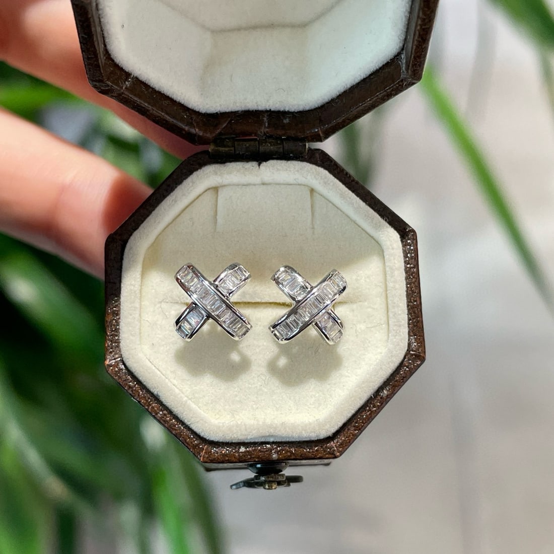 14k Gold 0.20 Ct Natural H Diamond Earrings - 5