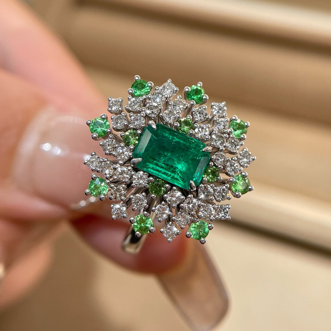 14k Gold 1 Ct Natural H Diamond Ring - 2