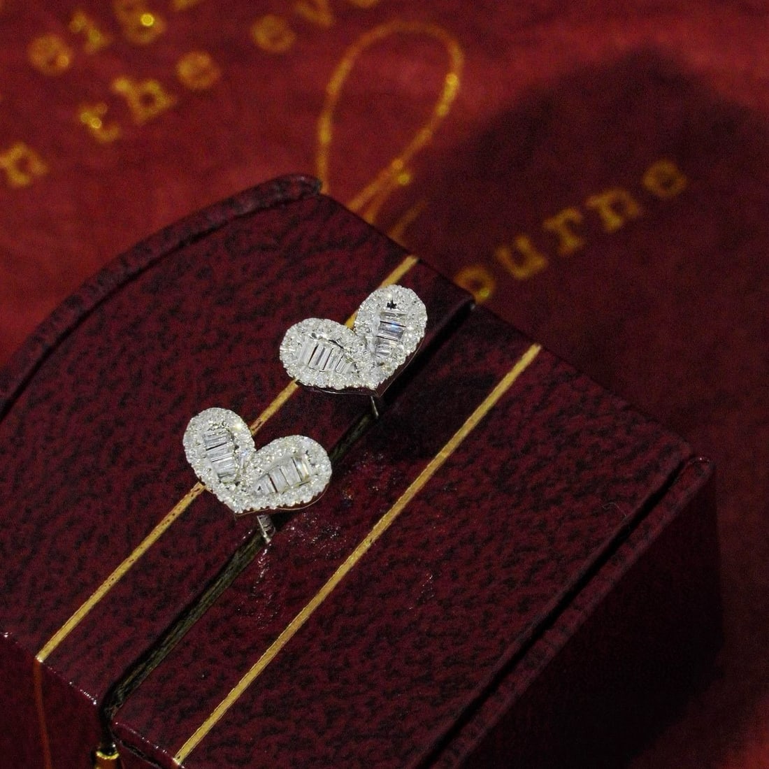 14k Gold 0.22 Ct Natural H Diamond Earrings - 5