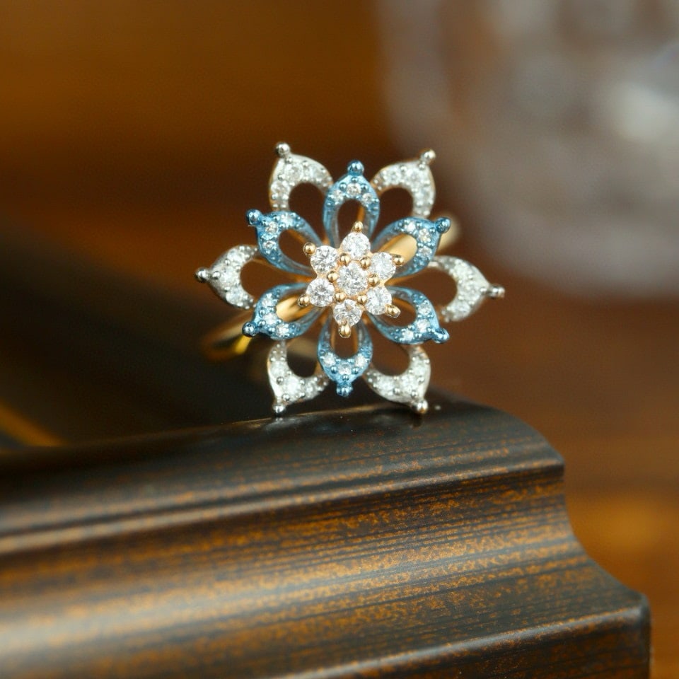 14k Gold 0.5 Ct Natural H Diamond Ring: Ref:230990017 // gold content:14k gold // ring size:7. 25us // // main gemstone:diamond // shape:round // carat weight:0. 5ct // clarity grade:vs-si // color:h // treatment:natural // cut grade:g //