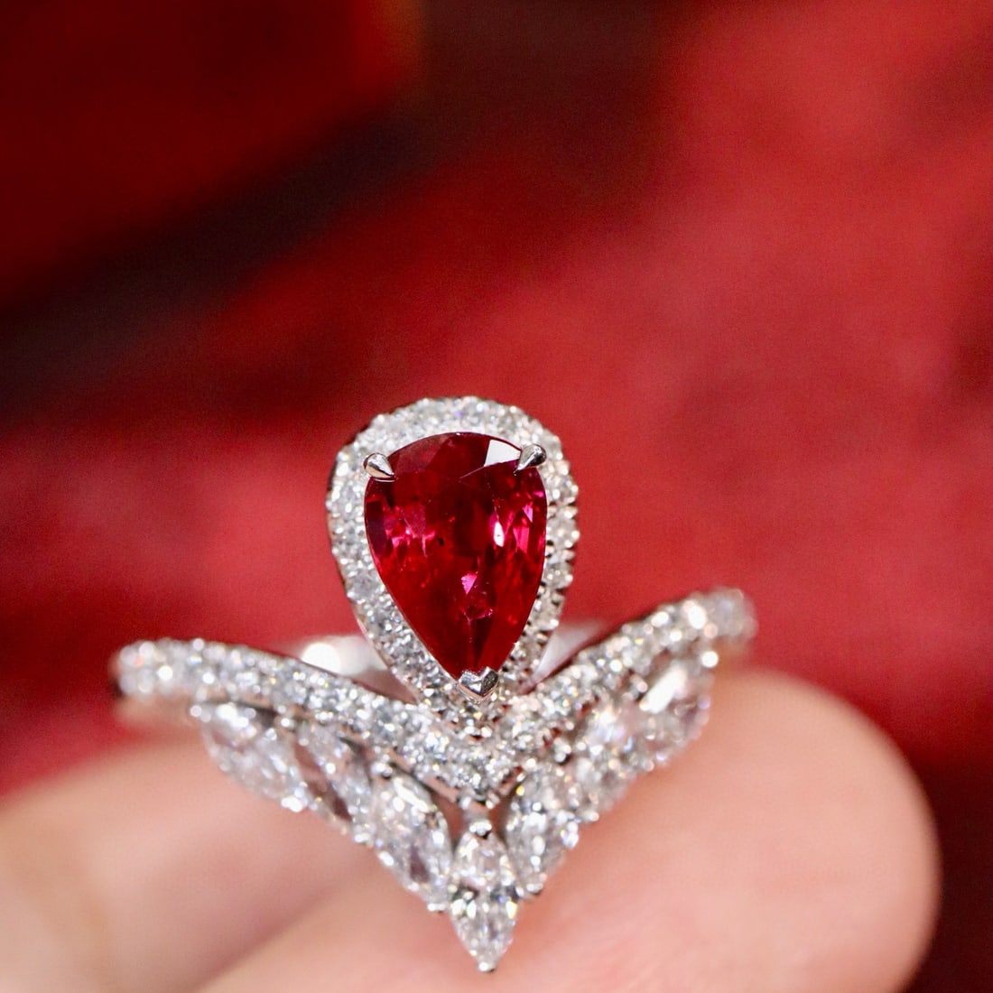 14k Gold 1.26 Ctw Natural Ruby & Diamond Ring - 5