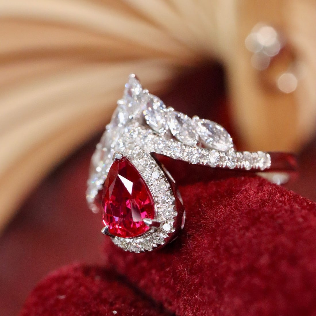 14k Gold 1.26 Ctw Natural Ruby & Diamond Ring - 6