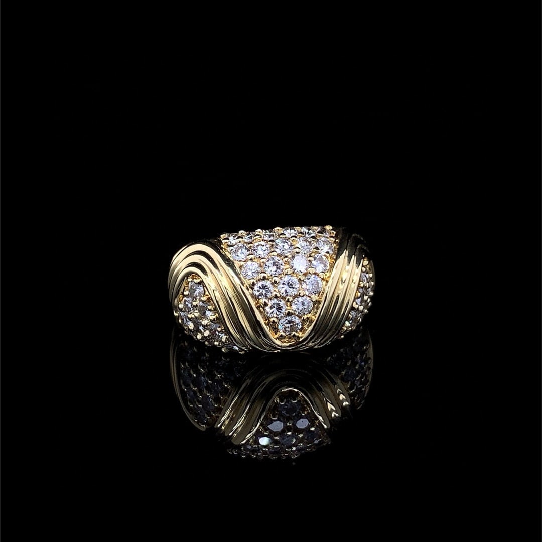 14k Gold 1.03 Ct Natural H Diamond Ring - 4