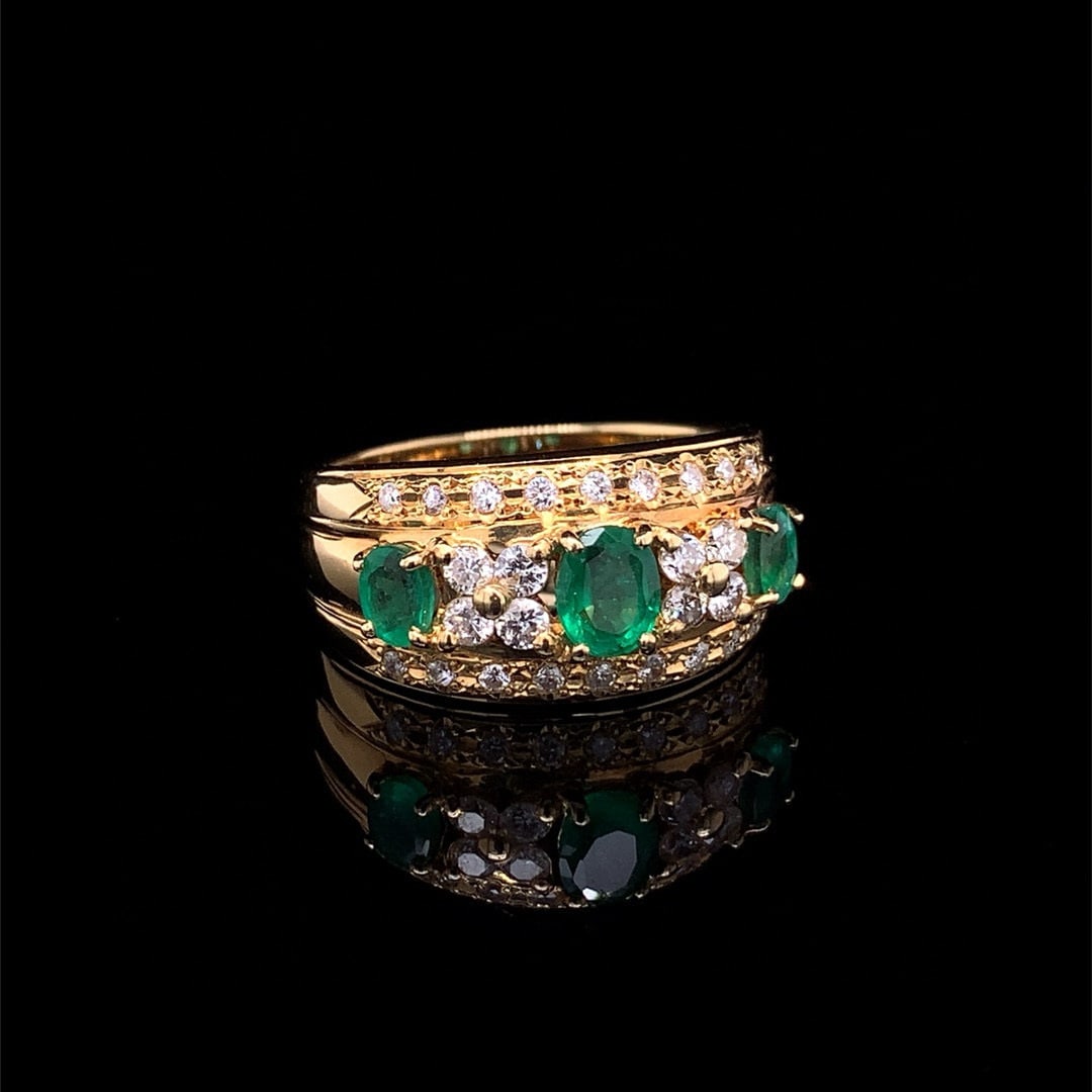 14k Gold 1.59 Ctw Natural Ruby & Diamond Ring - 5