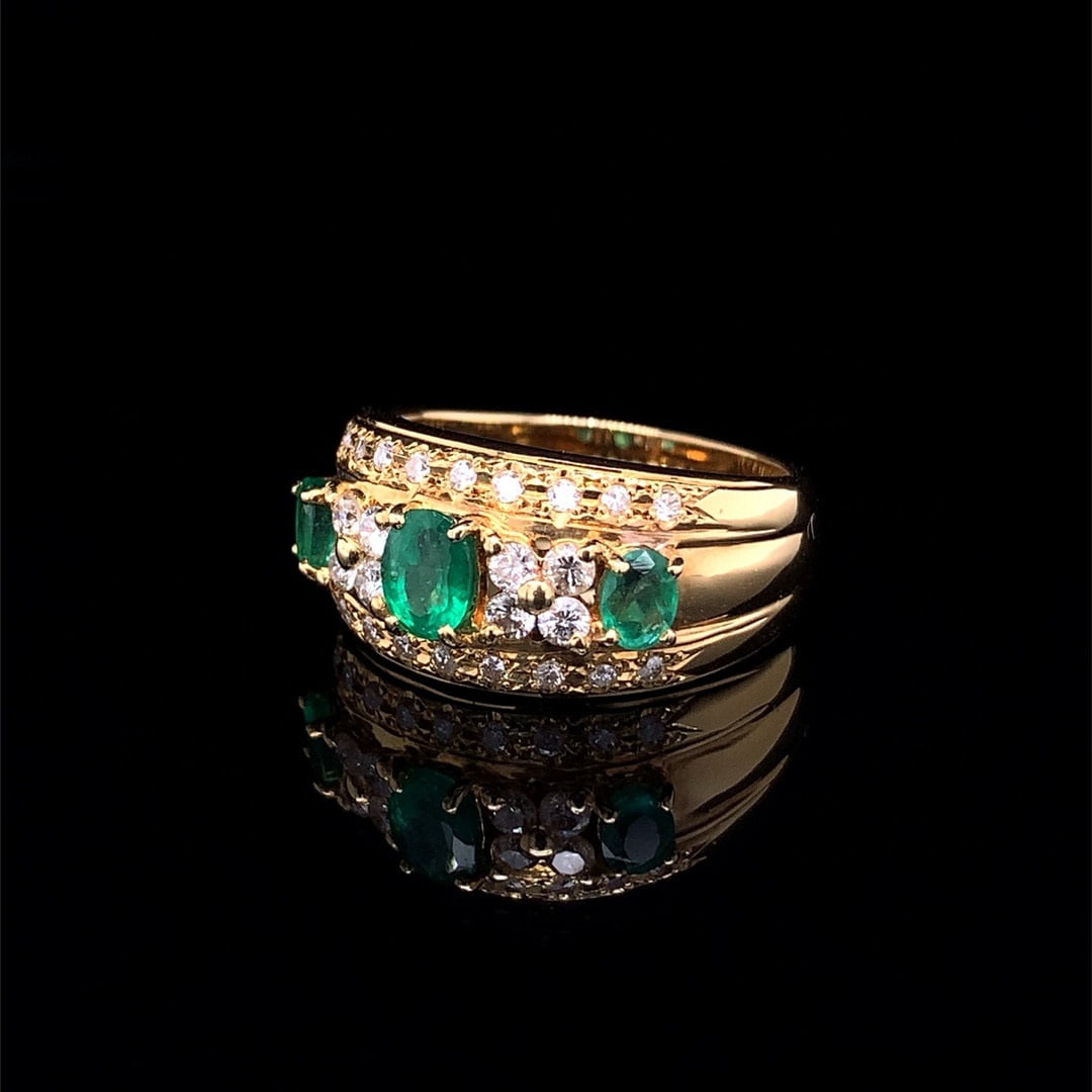 14k Gold 1.59 Ctw Natural Ruby & Diamond Ring - 6