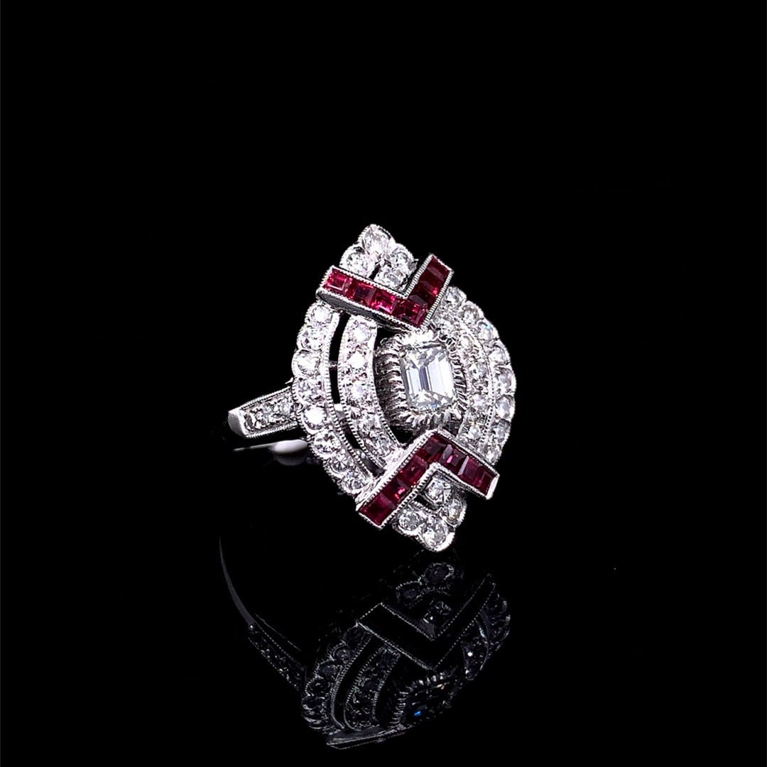 14k Gold 1.80 Ctw Natural Ruby & Diamond Ring - 3