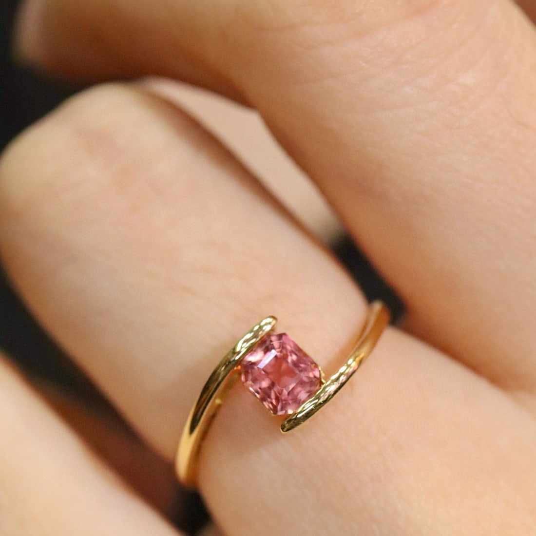14k Gold 0.60 Ct Natural Tourmaline Ring - 3