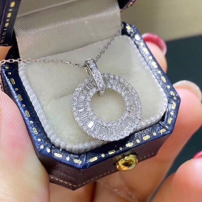 14k Gold 0.50 Ct Natural H Diamond Pendant( Without Chain ) - 2