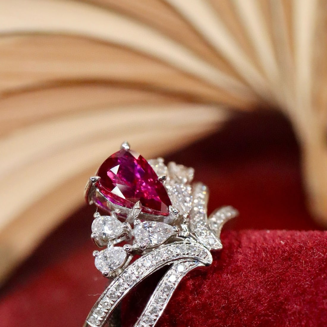 14k Gold 1.18 Ctw Natural Ruby & Diamond Ring - 6