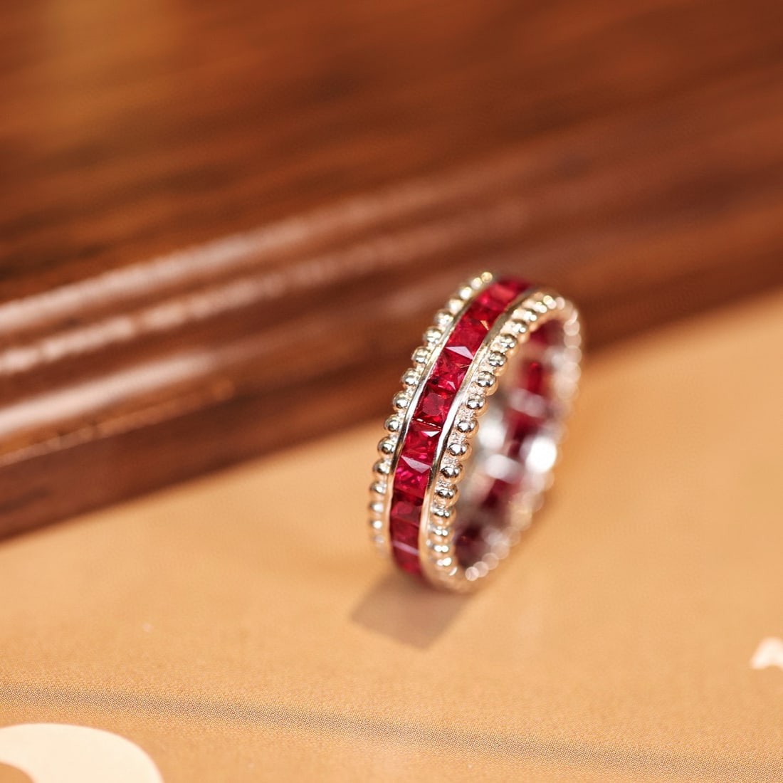14k Gold 2.68 Ct Natural Ruby Ring - 7