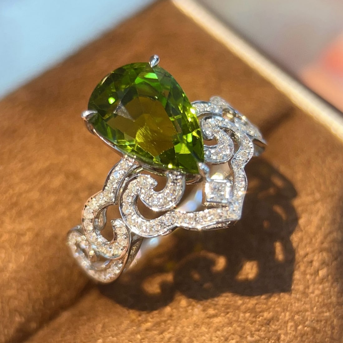 14k Gold 3.99 Ctw Natural Tourmaline & Diamond Ring - 2