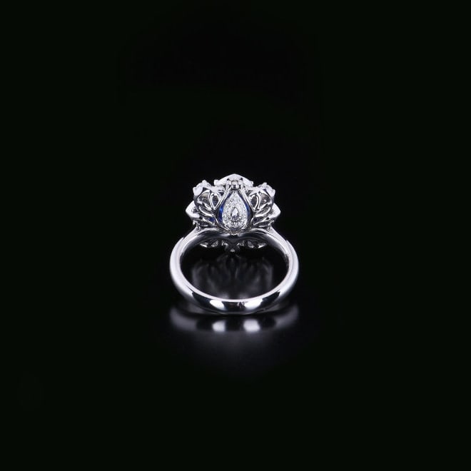 14k Gold 2.43 Ctw Natural Sapphire & Diamond Ring/pendant( Without Chain ) - 5