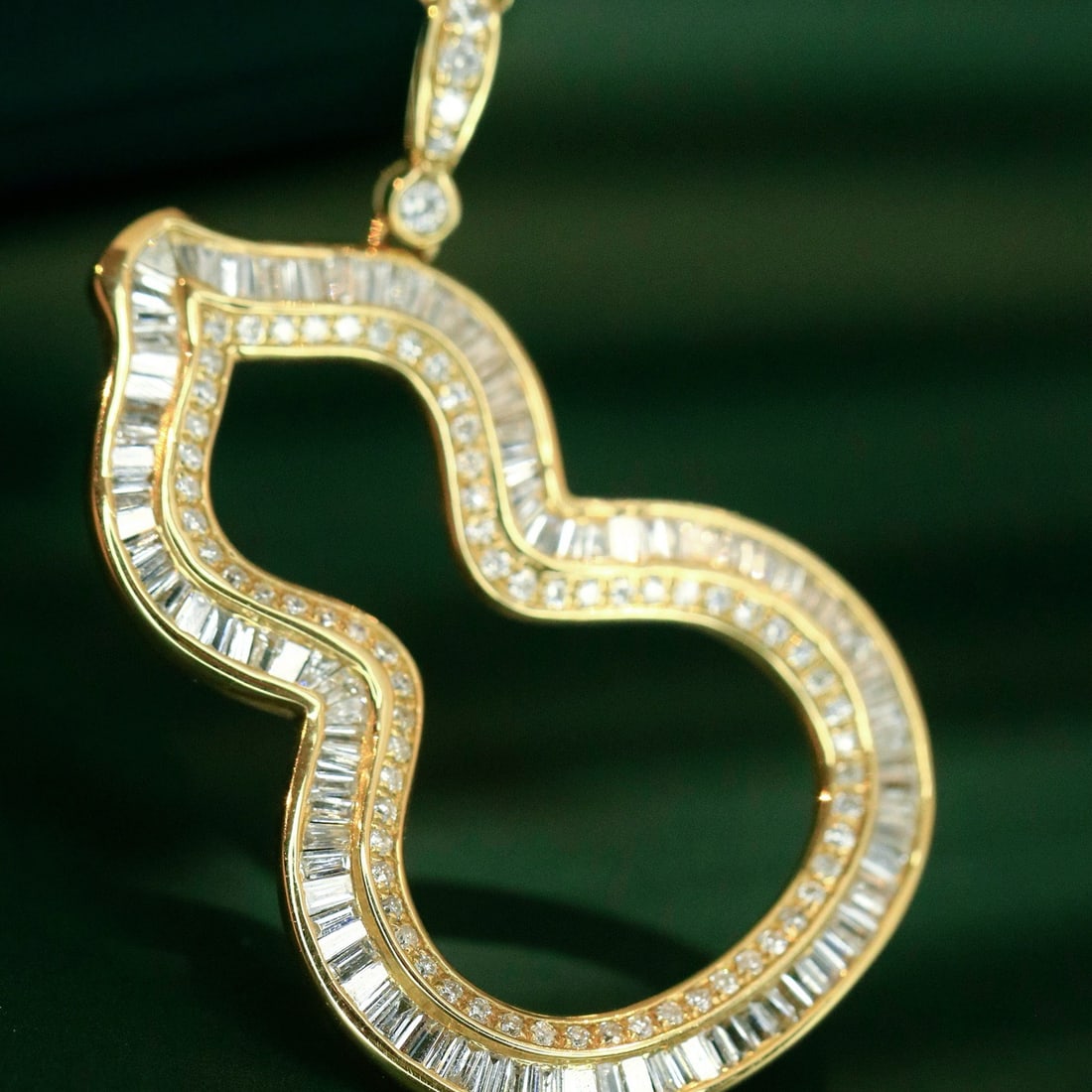 14k Gold 0.88 Ct Natural H Diamond Necklace - 3