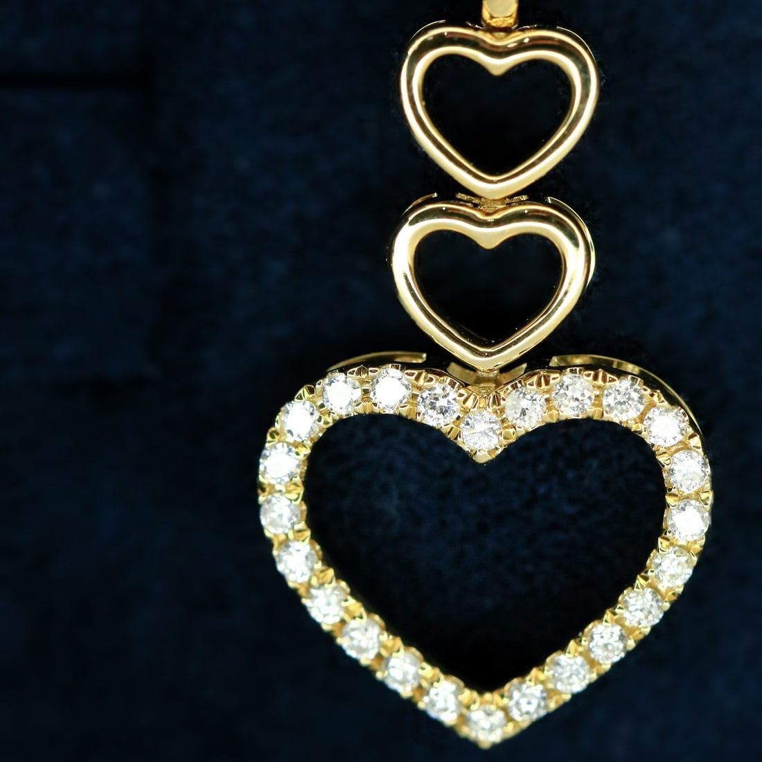 14k Gold 0.19 Ct Natural H Diamond Necklace - 3