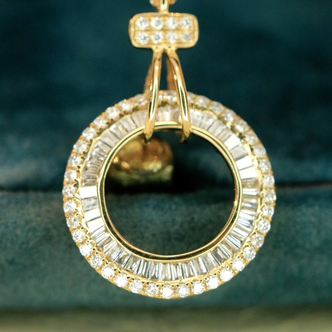 14k Gold 0.38 Ct Natural H Diamond Necklace - 3
