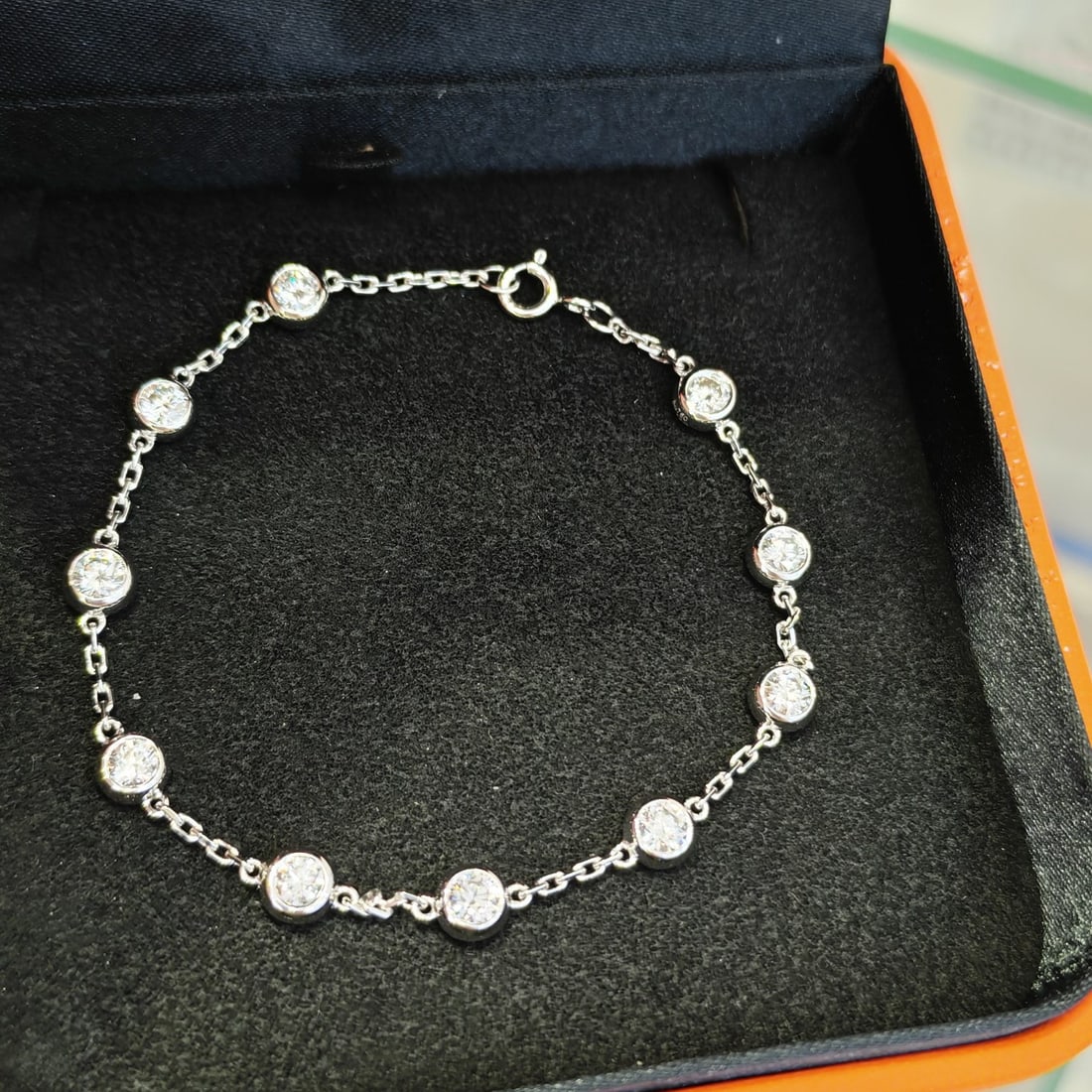 14k Gold 1.76 Ct Natural H Diamond Bracelet - 5