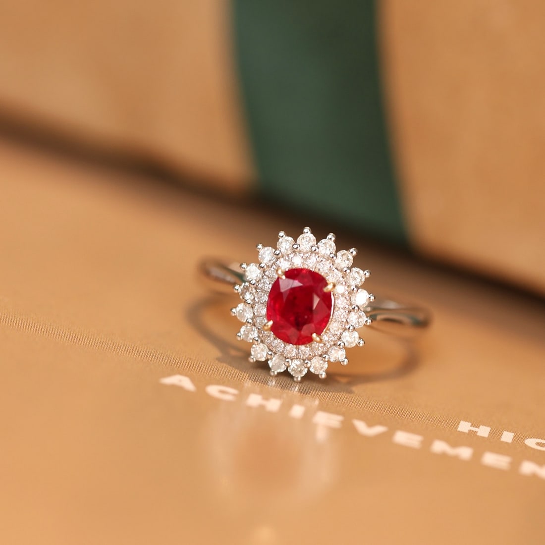14k Gold 1.14 Ctw Vivid Red Natural Ruby & Diamond Ring - 6