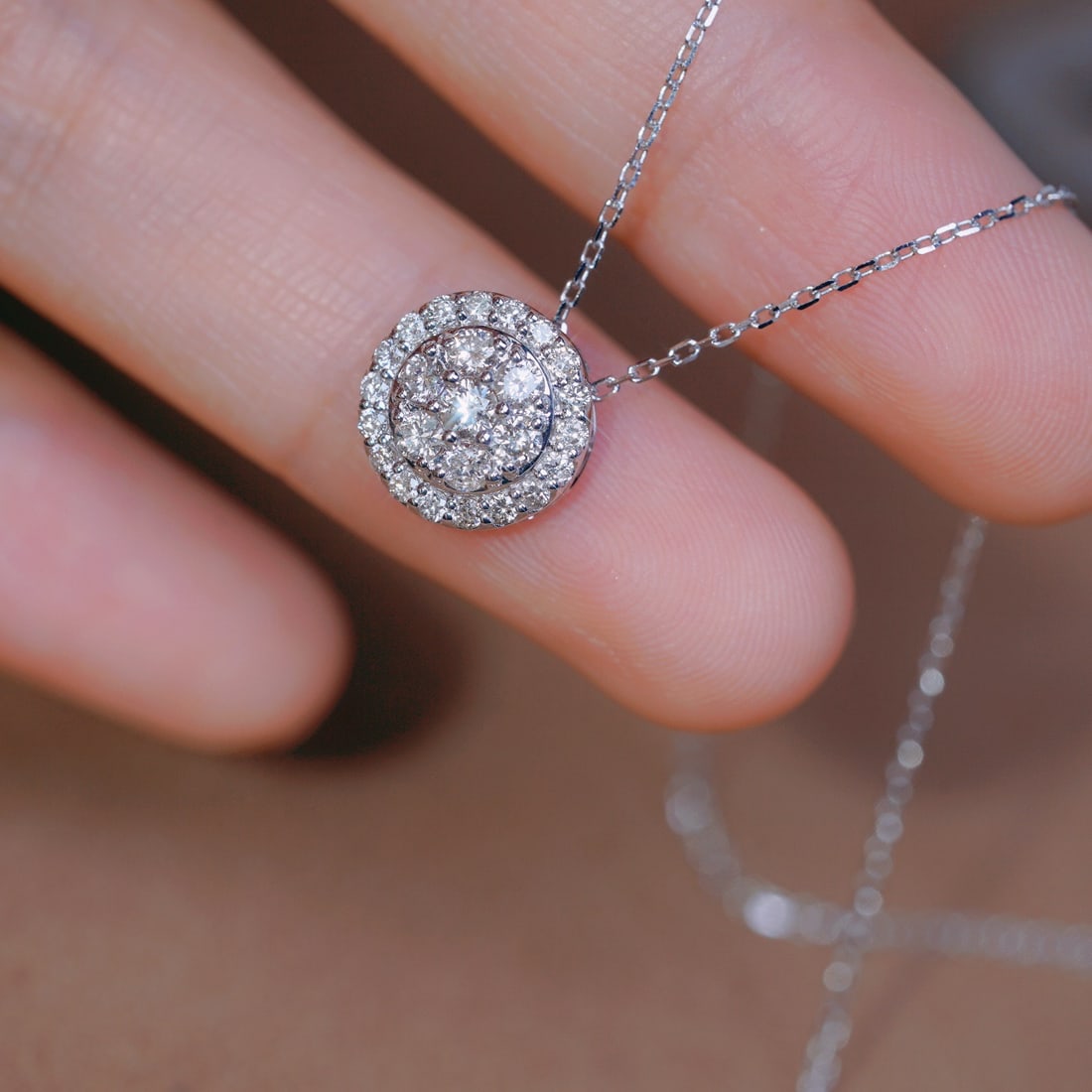 14k Gold 0.50 Ct Natural H Diamond Necklace: Ref:231156441 // gold content:14k gold // main gemstone:diamond // shape:round // carat weight:0. 50ct // clarity grade:vs-si // color:h // treatment:natural // cut grade:g // Condition: New Low