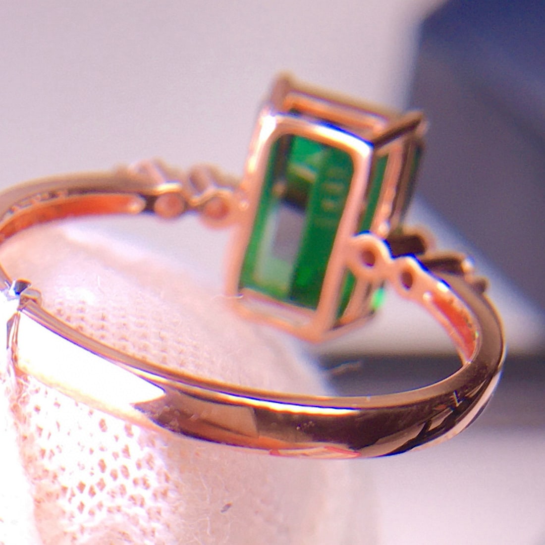 14k Gold 3.02 Ct Natural Tourmaline & Diamond Ring - 7