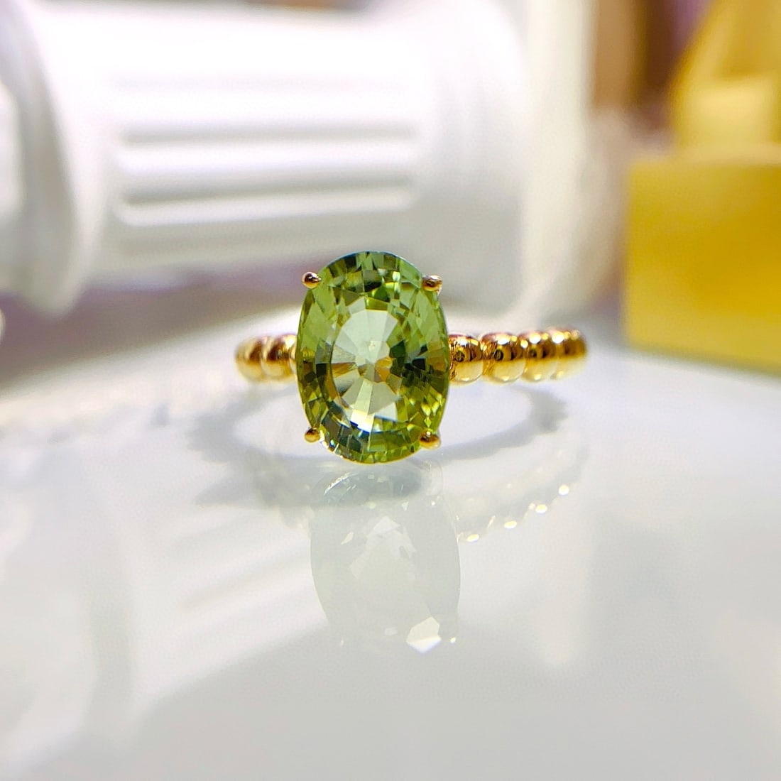 14k Gold 3.15 Ct Natural Tourmaline Ring - 2