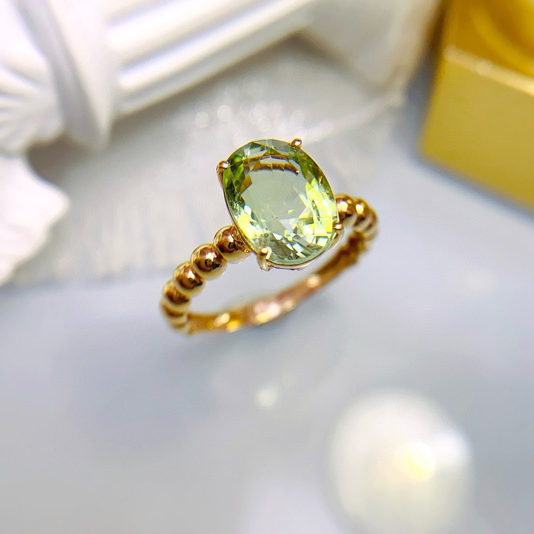 14k Gold 3.15 Ct Natural Tourmaline Ring - 3