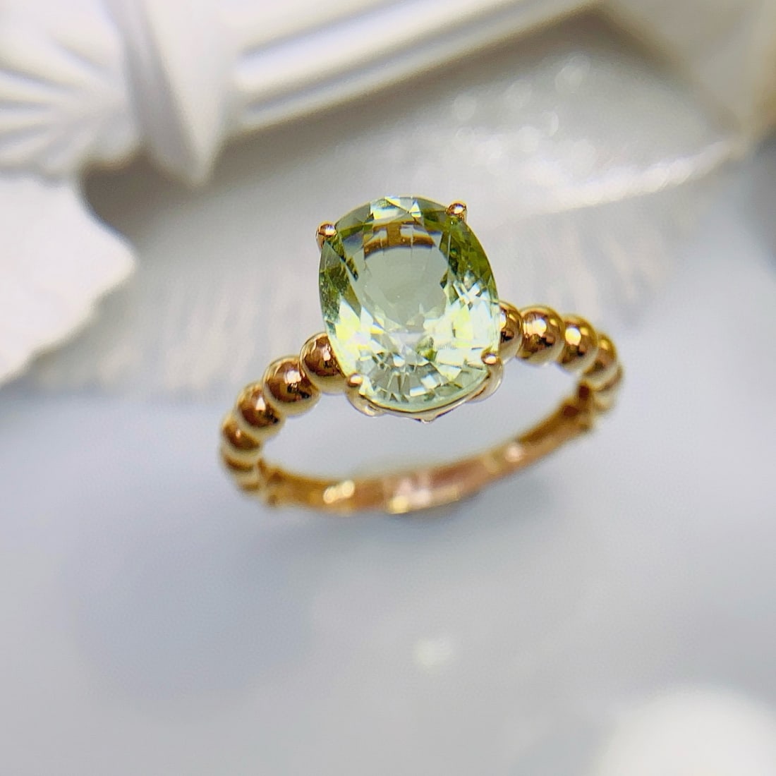 14k Gold 3.15 Ct Natural Tourmaline Ring - 4