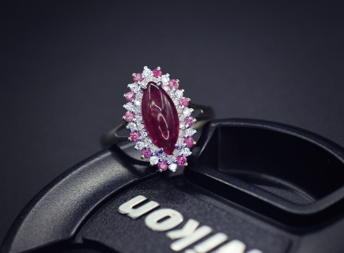 14k Gold 2.12 Ctw Natural Ruby & Diamond Ring - 2