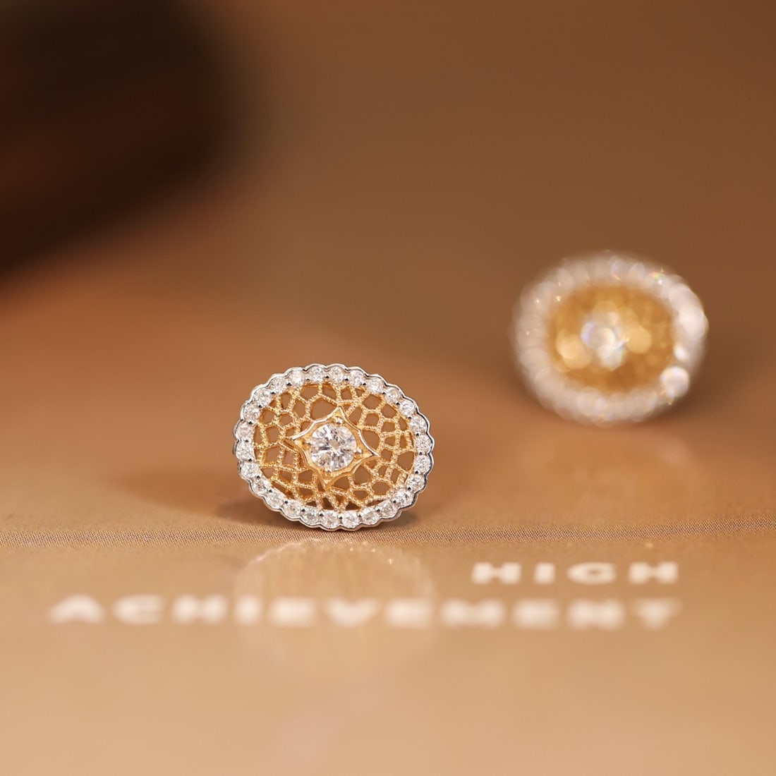 14k Gold 0.45 Ct Natural H Diamond Earrings - 7