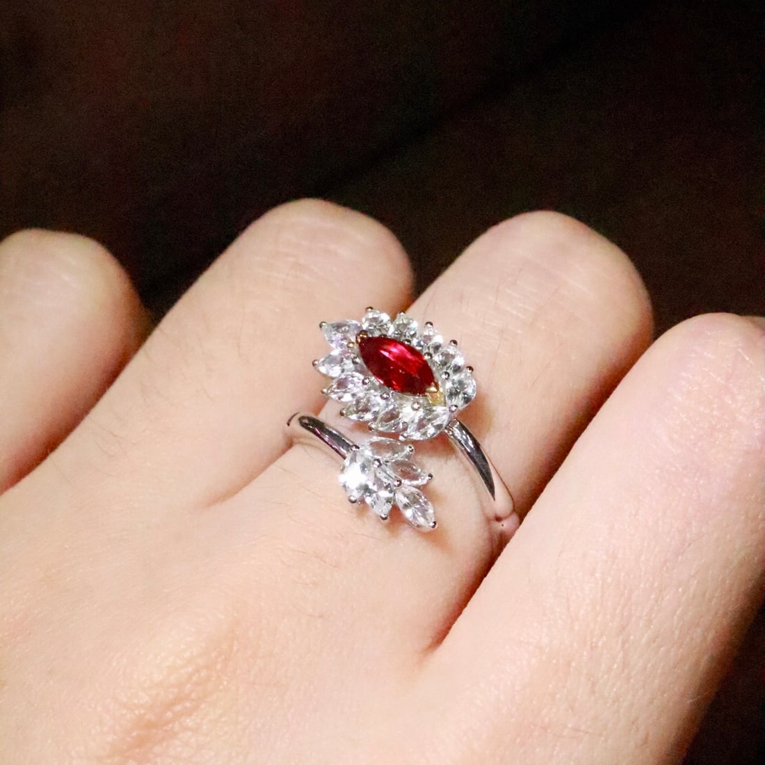 14k Gold 1.69 Ctw Natural Ruby & Sapphire Ring - 5