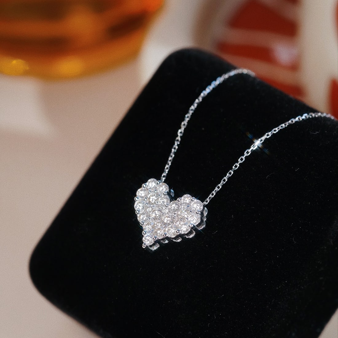 14k Gold 1.00 Ct Natural H Diamond Necklace - 7